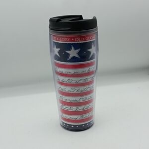 Vintage Starbucks Old Glory Patriotic Travel Mug - Nt
